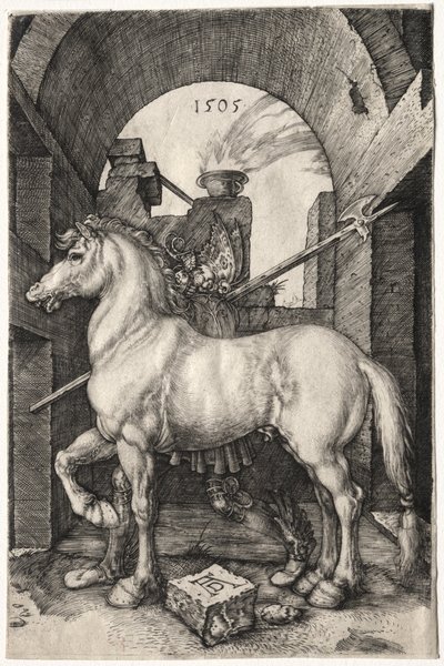 Den lilla hästen, 1505. av Albrecht Dürer
