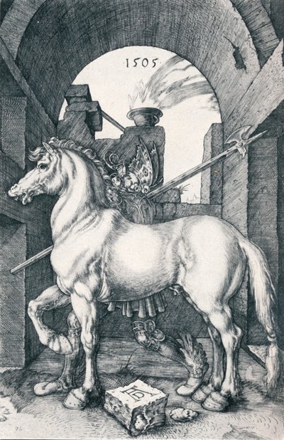 Den lilla hästen, 1505 1906 av Albrecht Dürer