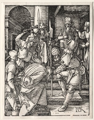 Den lilla passionen: Kristus före Annas av Albrecht Dürer