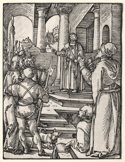 Den lilla passionen: Kristus före Pilatus, ca. 1509-1511. av Albrecht Dürer