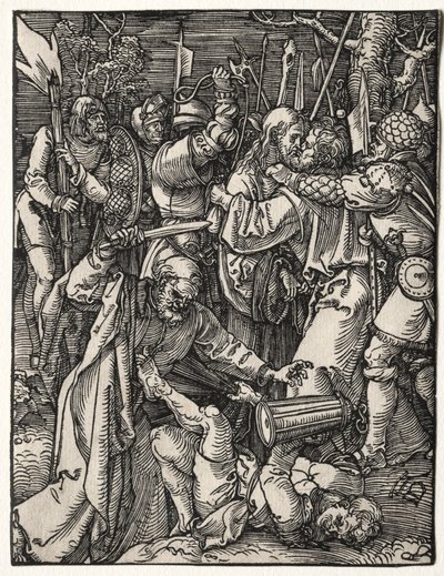 Den lilla passionen: Kristi svek. av Albrecht Dürer