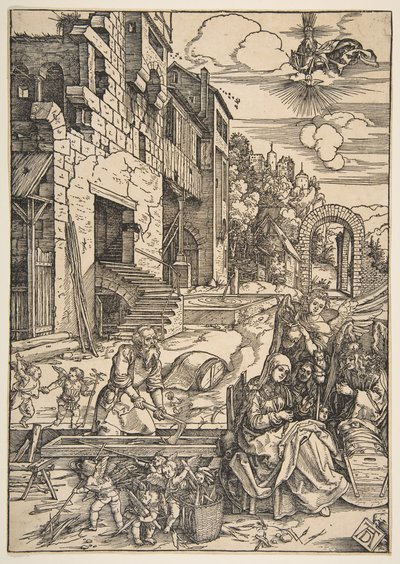 The Journ of the Holy Family in Egypt, från The Life of the Virgin, efter 1511. av Albrecht Dürer