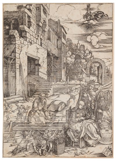 The Sojourn of the Holy Family in Egypt, från The Life of the Virgin, ca. 1504. av Albrecht Dürer