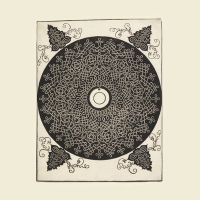 Den tredje knuten (interlace-mönster med vit medaljong) av Albrecht Dürer