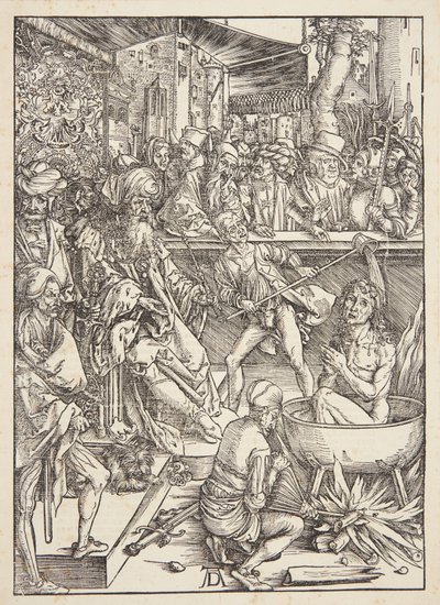 Tortyren av Johannes evangelisten av Albrecht Dürer