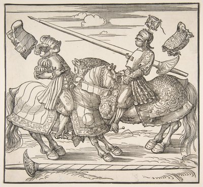 Turneringen till häst, ca. 151718. av Albrecht Dürer