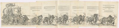 Maximilian I:s triumfvagn (Den stora triumfvagnen) av Albrecht Dürer