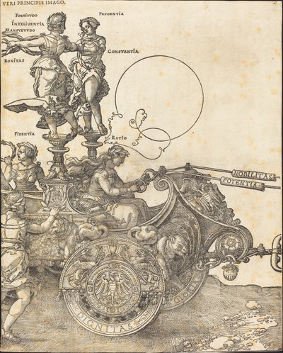 The Triumphal Chariot of Maximilian I (The Great Triumphal Car) [skylt 2 av 8] av Albrecht Dürer