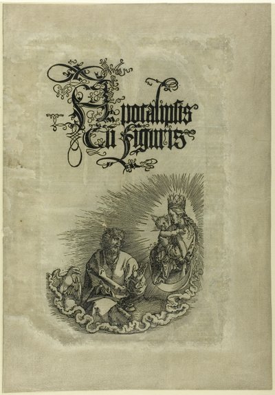 Jungfrun som visar sig för St. John, från Apokalypsen av Albrecht Dürer