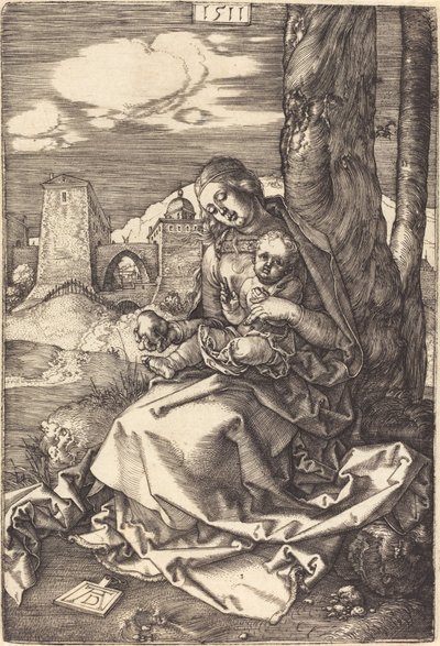Jungfrun och barnet med päron av Albrecht Dürer
