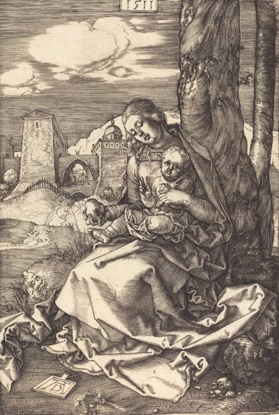 Jungfrun och barnet med päronet, 1511. av Albrecht Dürer