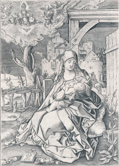 Jungfrun vid porten, 1522 1906. av Albrecht Dürer
