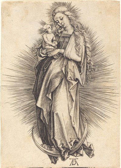 Jungfrun på halvmånen av Albrecht Dürer