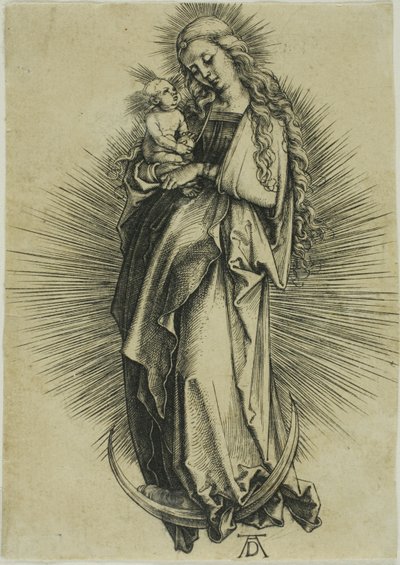 Jungfrun på halvmånen av Albrecht Dürer
