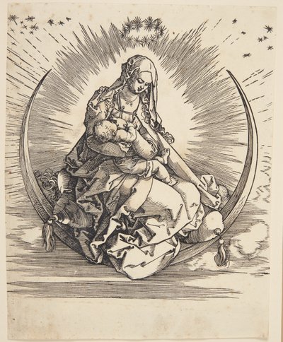 Jungfrun på halvmånen av Albrecht Dürer