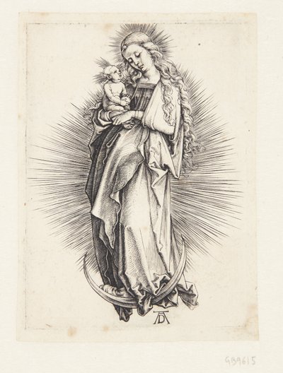 Jungfrun på halvmånen av Albrecht Dürer