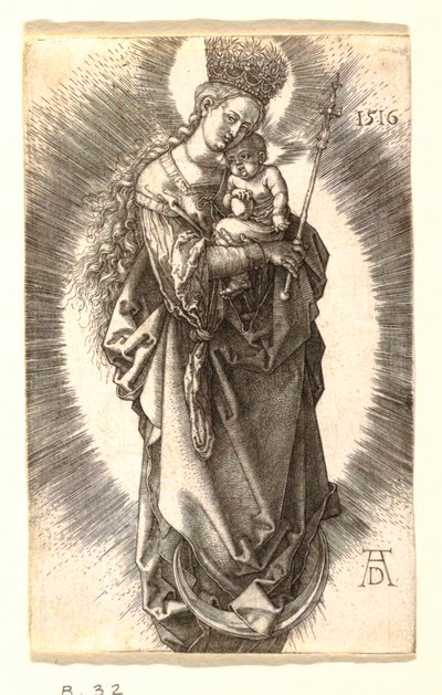 Jungfrun med stjärnornas krona av Albrecht Dürer
