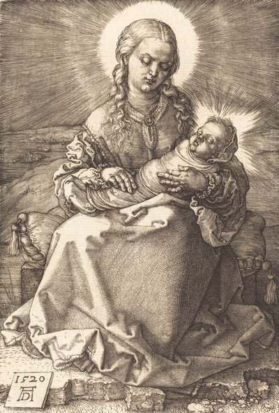 Jungfrun med det insvepta barnet, 1520. av Albrecht Dürer