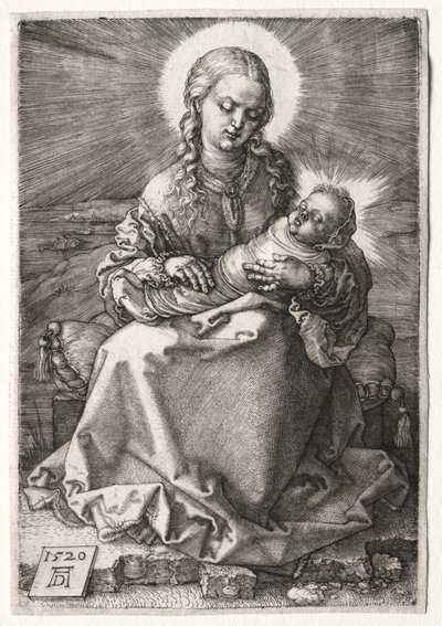 Jungfrun med det insvepta barnet, 1520. av Albrecht Dürer