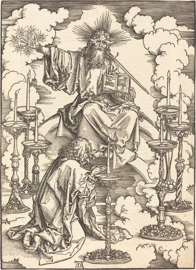 Visionen om de sju ljusstakarna av Albrecht Dürer