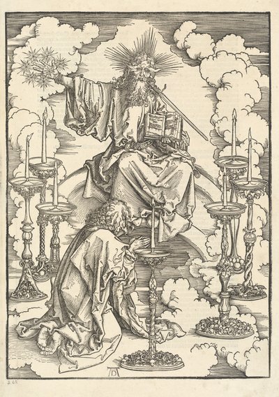 Visionen om de sju ljusstakarna av Albrecht Dürer