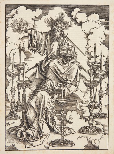 Visionen om de sju ljusstakarna av Albrecht Dürer