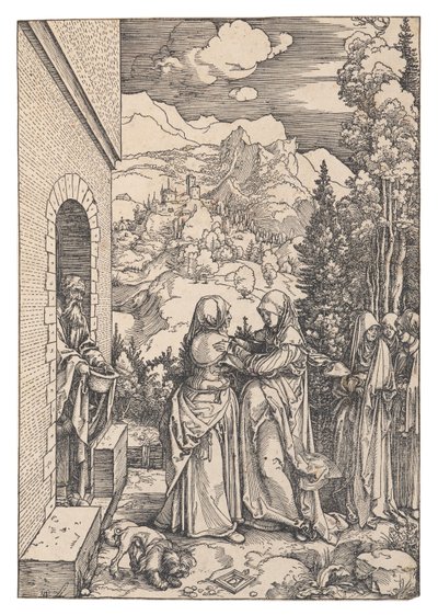 Visitationen, 1503. av Albrecht Dürer