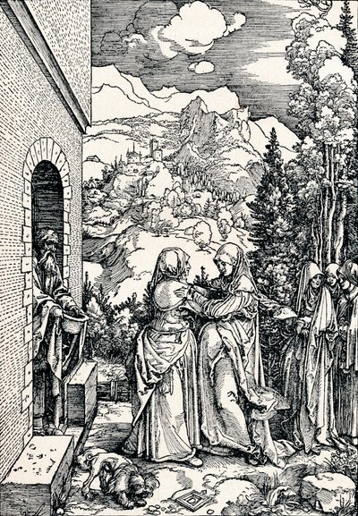 Visitationen, 1506 1906 av Albrecht Dürer