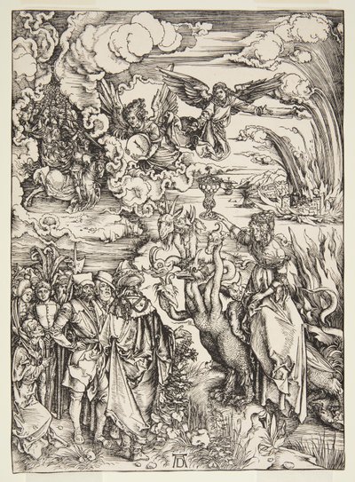 The Whore of Babylon, från The Apocalypse av Albrecht Dürer