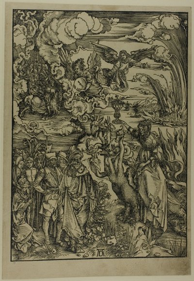 The Whore of Babylon, från The Apocalypse av Albrecht Dürer