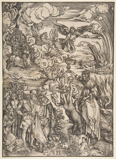 The Whore of Babylon.n.d. av Albrecht Dürer