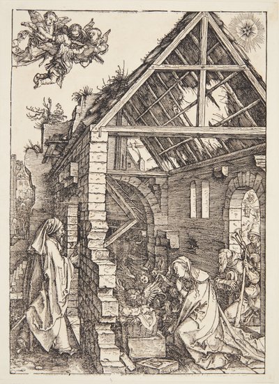 Tillbedjan av herdarna av Albrecht Dürer