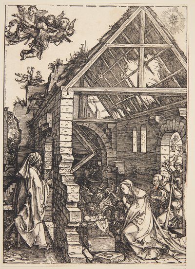 Tillbedjan av herdarna av Albrecht Dürer