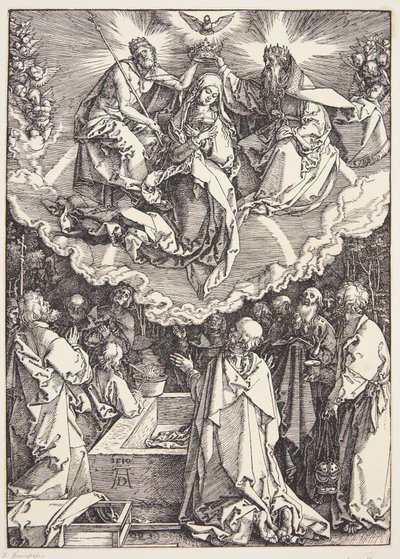 Jungfruns antagande och kröning av Albrecht Dürer