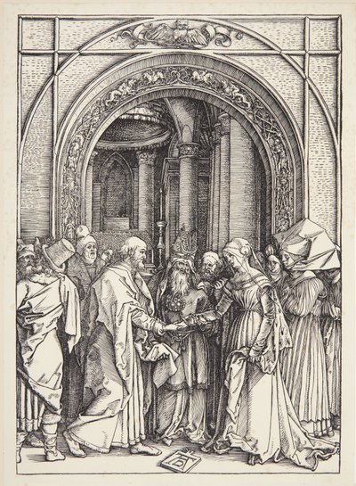 Jungfruns trolovning av Albrecht Dürer