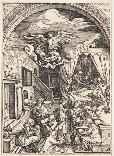 Jungfruns födelse av Albrecht Dürer