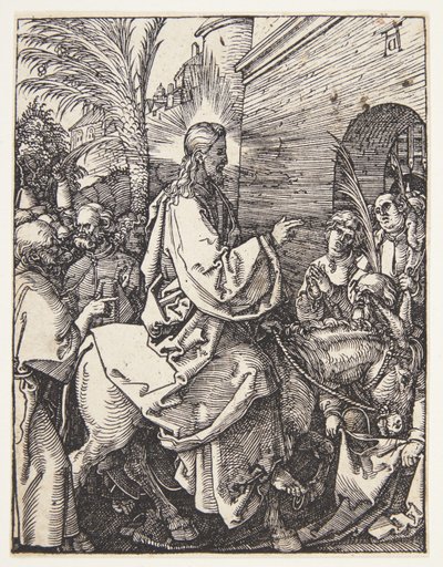 Inträdet i Jerusalem av Albrecht Dürer