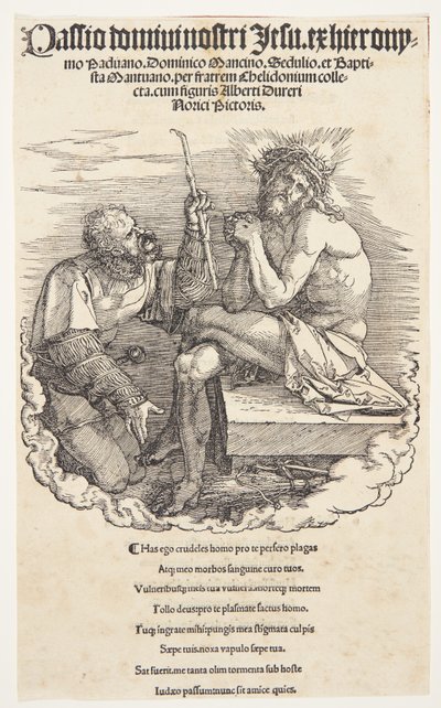 Titelsida: The Mocking of Christ av Albrecht Dürer