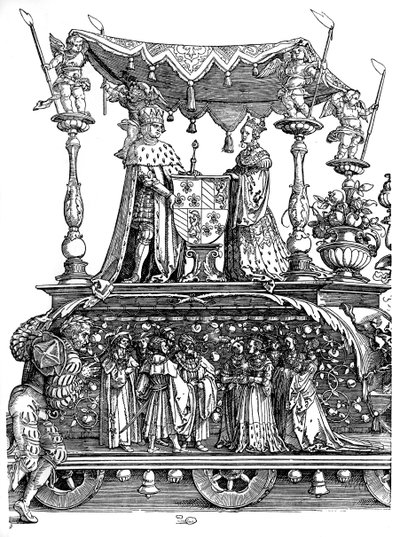 Maximilian I:s triumfåterkomst, 1515, 1936 av Albrecht Dürer
