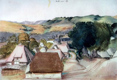 Utsikt över Kachreuth, nära Nürnberg, 1511, 1936 av Albrecht Dürer