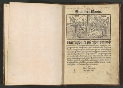 Stultifera navis (Dårarnas skepp) av Albrecht Dürer and Various Artists, Sebastian Brant