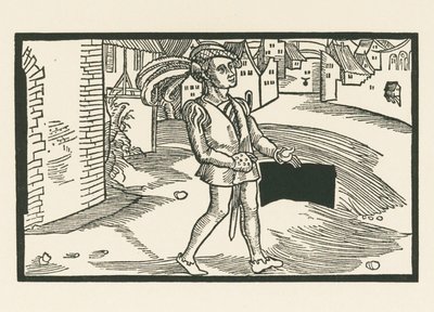 Aeschinus, ca 1492-93 (träsnitt) av Albrecht Dürer or Duerer
