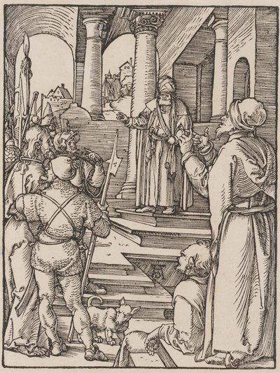 Kristus före Annas av Albrecht Dürer