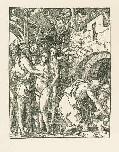 Kristi nedstigning till Limbo, ca 1509 (träsnitt) av Albrecht Dürer or Duerer