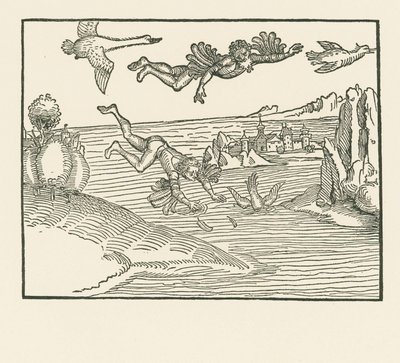 Daidalos och Ikaros av Albrecht Dürer or Duerer