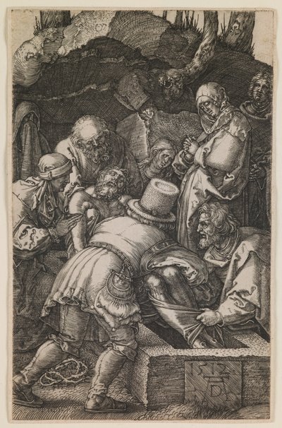 Deposition, från serien "Den lilla passionen" av Albrecht Dürer or Duerer