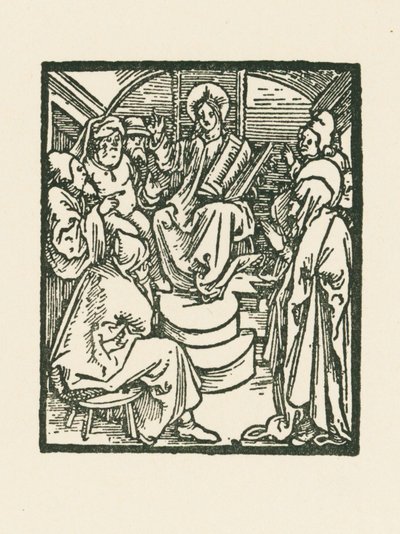 Jesus bland läkarna av Albrecht Dürer or Duerer