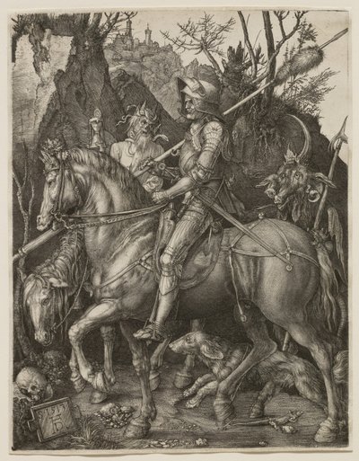 Riddare, döden och djävulen av Albrecht Dürer