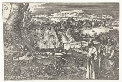 Landskap med kanon av Albrecht Dürer or Duerer