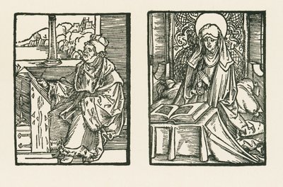 Magister Matthias, kanik i Linkoeping och Sankt Birgitta av Albrecht Dürer or Duerer